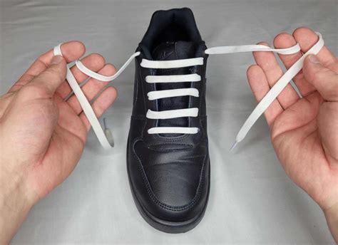 lacing shoes straight across|straight lace shoes diagram.